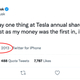 A tweet Elon Musk sent in June of 2013 that Tesla shareholders may find interesting here in 2022.